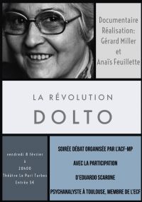 Conférence - La révolution Dolto. Le vendredi 8 février 2019 à Tarbes. Hautes-Pyrenees.  20H00